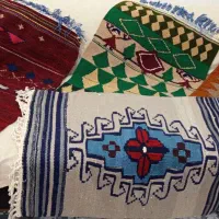 انواع پرده پادری و گلیم سنتی