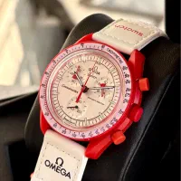 ساعت مچی امگا-سواچ بند برزنت چسبی