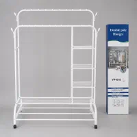 رگال دوبل چرخ دار قفسه دار YP-618 با تحمل ۵۸ کیلو