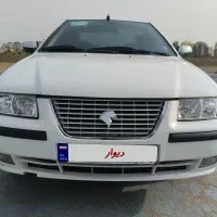 سمند ای اف سون ۹۴ سفید دوگانه کارخانه بسیار سالم