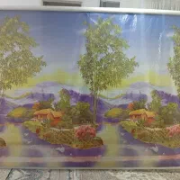 پرده لواپن اشپزخونه برای جلوی تراز هم خوبه
