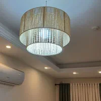 لوستر، آباژور مکرومه و رافیا