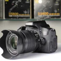 دوربین canon 750D lenz 18-55 stmتمیز