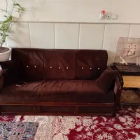 مبل هفت نفره سالم و تمیز بدون پارگی یا شکستگی