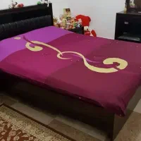 سرویس خواب دو نفره رنگ قهوه ای