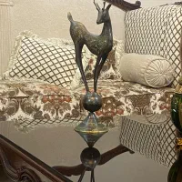 مجسمه گوزن برنز