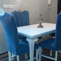 میز و صندلی ناهار خوری ۴ نفره نو و تمیز