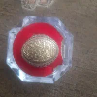 انگشترنقره نگین برنجی