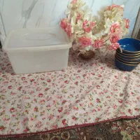 کاسه آش خوری و جا نانی و گل