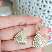 یک جفت گوشواره نقره ایتالیا گرمی پونصد