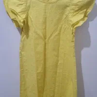 پیرهن زرد کره ای سایز ۳۸
