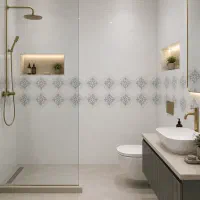 چینی‌آلات شیرآلات سرامیک‌ کاشی اقساطی با طرح الماس