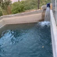 باغ میوه با استخر و اتاق و آب چاه عمیق