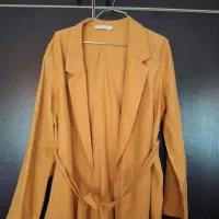 مانتو رنگ خردلی
