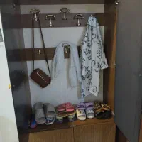 جالباسی  با آئینه قدی بزرگ