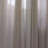پرده مینیمال پانچ با چوب پرده