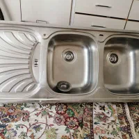 سینک دو کاسه استیل فرامکو