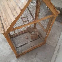 قفس چوبی پرنده