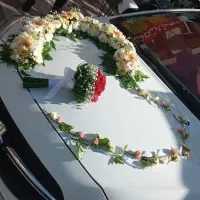 ماشین عروس .گل آرایی از1500مفتح 1