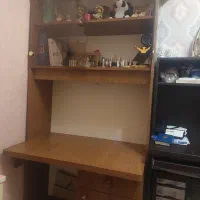 کتابخانه تحریر چوبی ویترین شیشه ای