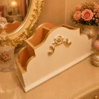 ست کرم طلایی نظم دهنده چوبی