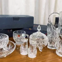 سرویس کریستال خورشیدی ظروف خورشیدی فنجان میوه خوری