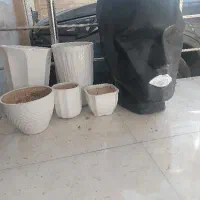 گلدان سفالی طرح چهره