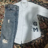 لباس بچه پیراهن و شلوار مناسب عید ۶ سال