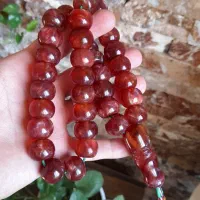 تسبیح کهربا ۳۳ عددی زیبا