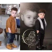 عکس های ساده شمارو تبدیل به عکس آتلیه ای میکنم