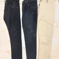 شلوارهای جین و پیراهن مردونه