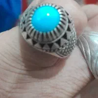 فیروزه نیشابور عجمی کهنه خوش رنگ لهاب