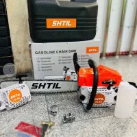 اره موتوری اشتیل بنزینی50سانتی بالوازم اضافه