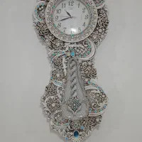 ساعت دیواری آرام گرد اصلی تزمینی