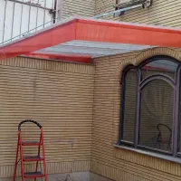 سایبان آلاچیق سقف شیبدار پارکینگ پلیکربنات گلخانه