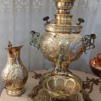 سماور طلایی در حد نو