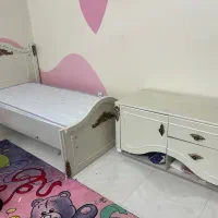 تخت نوجوان با میز آرایش بدون آیینه وکیوم