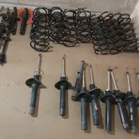 کمک فنر استوک تعمیر نشده درحد نو و فنر لول جلوبندی