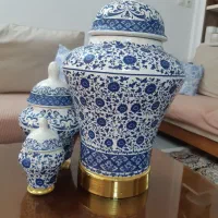 ۳تیکه دکوری قلم ابی