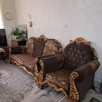 مبل ۷ نفره کار کرده سالم|مبلمان خانگی و میز عسلی|تهران, اسفندیاری|دیوار