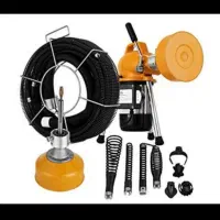 لوله بازکن فنرزنی رفع گرفتگی فاضلاب وچاه بادستگاه