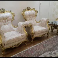 مبل 9 نفره سلطنتی مصری چوپ راش و میز نهار خوری