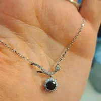 گردنبند نقره 925ایتالیایی خورشید