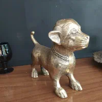 مجسمه برنجی سگ