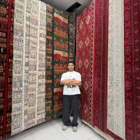 کناره فرش سنتی لاکی طوسی هررنگی که بخایین اقساطی۸۹