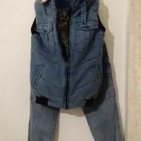 پافر،شلوارجین شش جیب