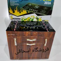 اجاق گاز M4 شکلاتی رنگ‌بندی کامل شیشه استیل