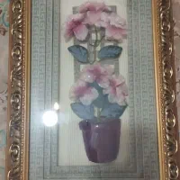 تابلو سه بعدی گل