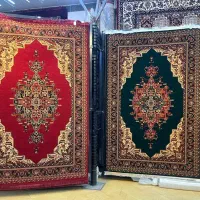 فرش ماشینی سنتی گبه بلوچ قشقایی چالشتر لاکی سبز