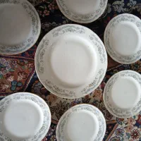 دیس شیرینی خوری به همراه بشقاب شیرینی خوری